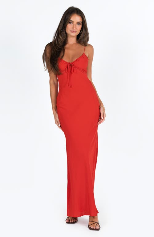 Princess Polly Emily Maxi Dress In Red