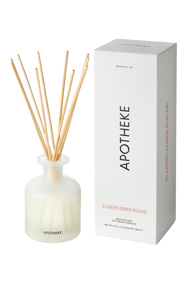 Elderflower Sugar Reed Diffuser, Main, color, NO COLOR