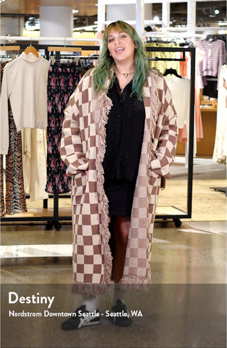 Fringe Blanket Cardigan, sales video thumbnail