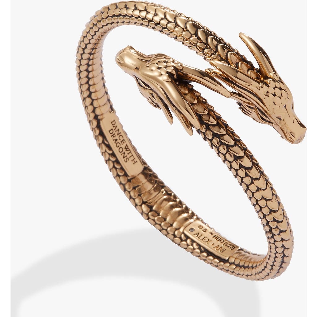 Alex and Ani HOUSE OF THE DRAGON Cuff Bracelet in Gold at Nordstrom