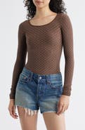 Free People Love Letter Long Sleeve Top