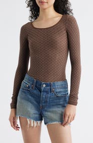 Free People Love Letter Long Sleeve Top