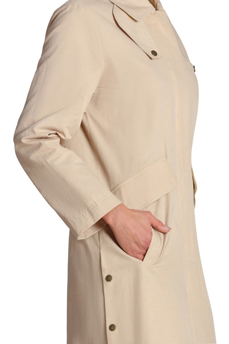 Side Snap Cotton Blend Barn Coat, Alternate, color, SANDY TAN