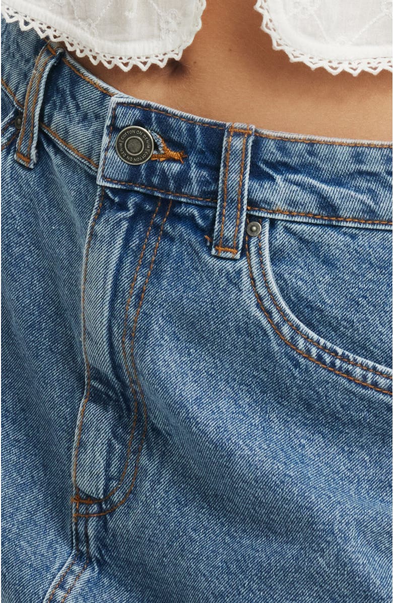 Cotton On Women's Denim Mini Skirt, Alternate, color, 