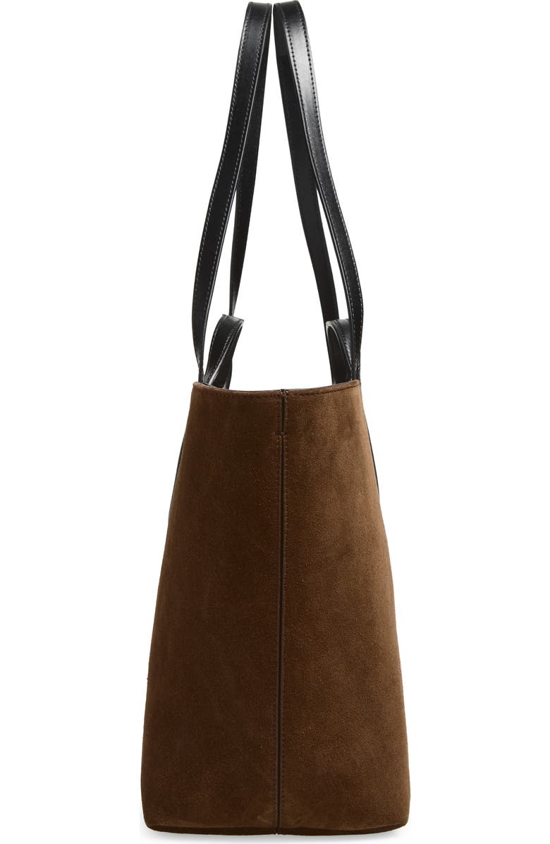 Coperni C Handle Suede Tote, Alternate, color, Brown Brw