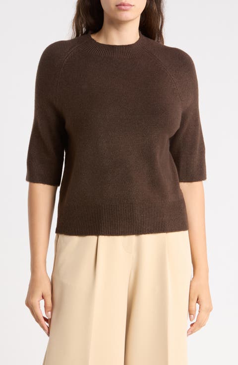 Crewneck Short Sleeve Sweater
