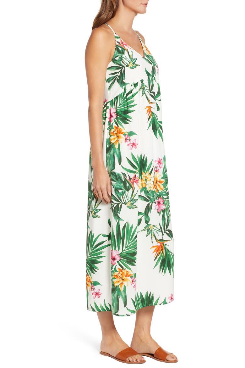Gibson x Hi Sugarplum! Palm Springs Festival Maxi Dress (Nordstrom Exclusive), Alternate, color, BIRD OF PARADISE