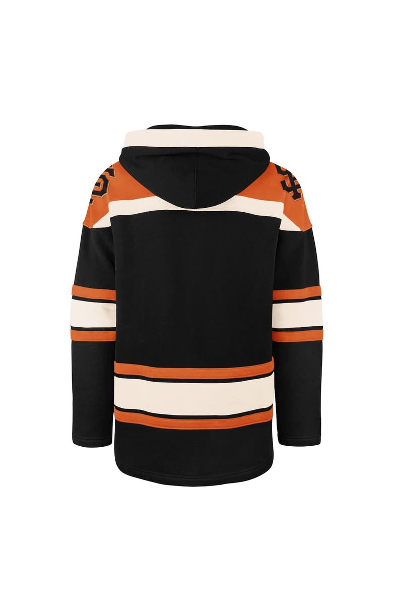 '47 Men's '47 Black San Francisco Giants Superior Lacer Pullover Hoodie, Alternate, color, Black