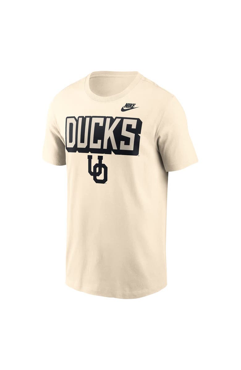 Nike Men's Nike Natural Oregon Ducks Team Bold T-Shirt, Alternate, color, Natural