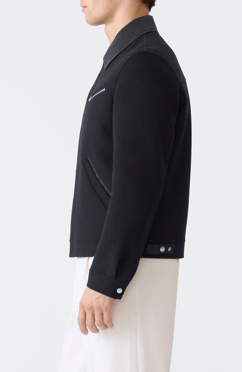 Mackage Hayes Wool Jacket, Alternate, color, Navy