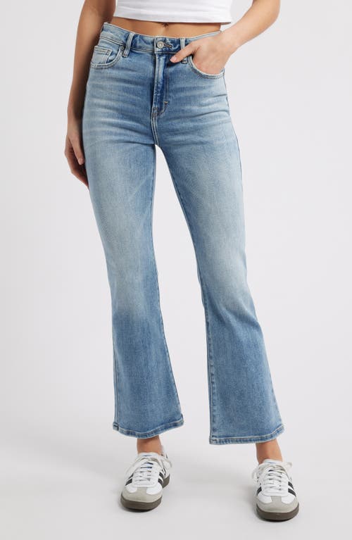 Hidden Jeans High Waist Flare Jeans In Med Wash