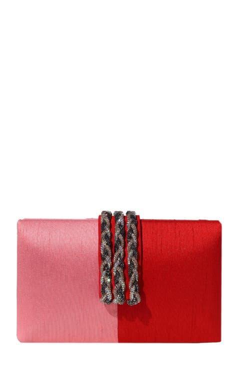 Braided Fringe Clutch