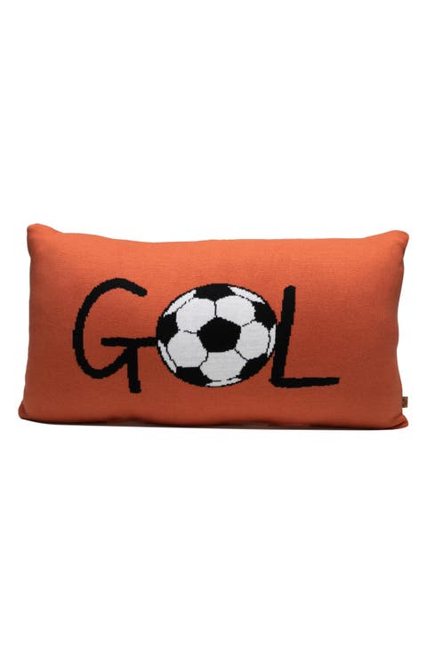 Gol Soccer Rectangular Throw Pillow