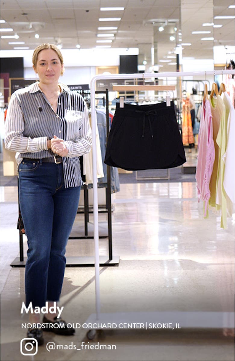 Moveknit Drawstring Skort, sales video thumbnail