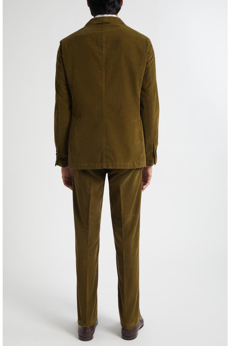 Cotton Corduroy Suit, Alternate, color, MILITARY