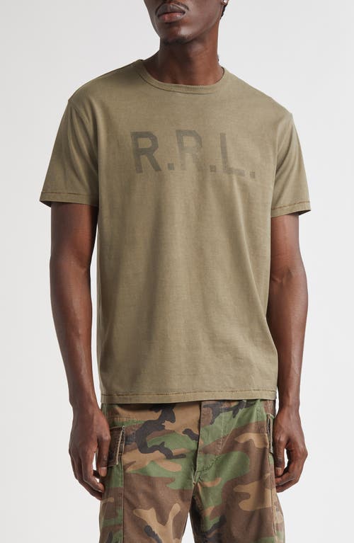 Double RL Cotton Graphic T-Shirt in Olive  product