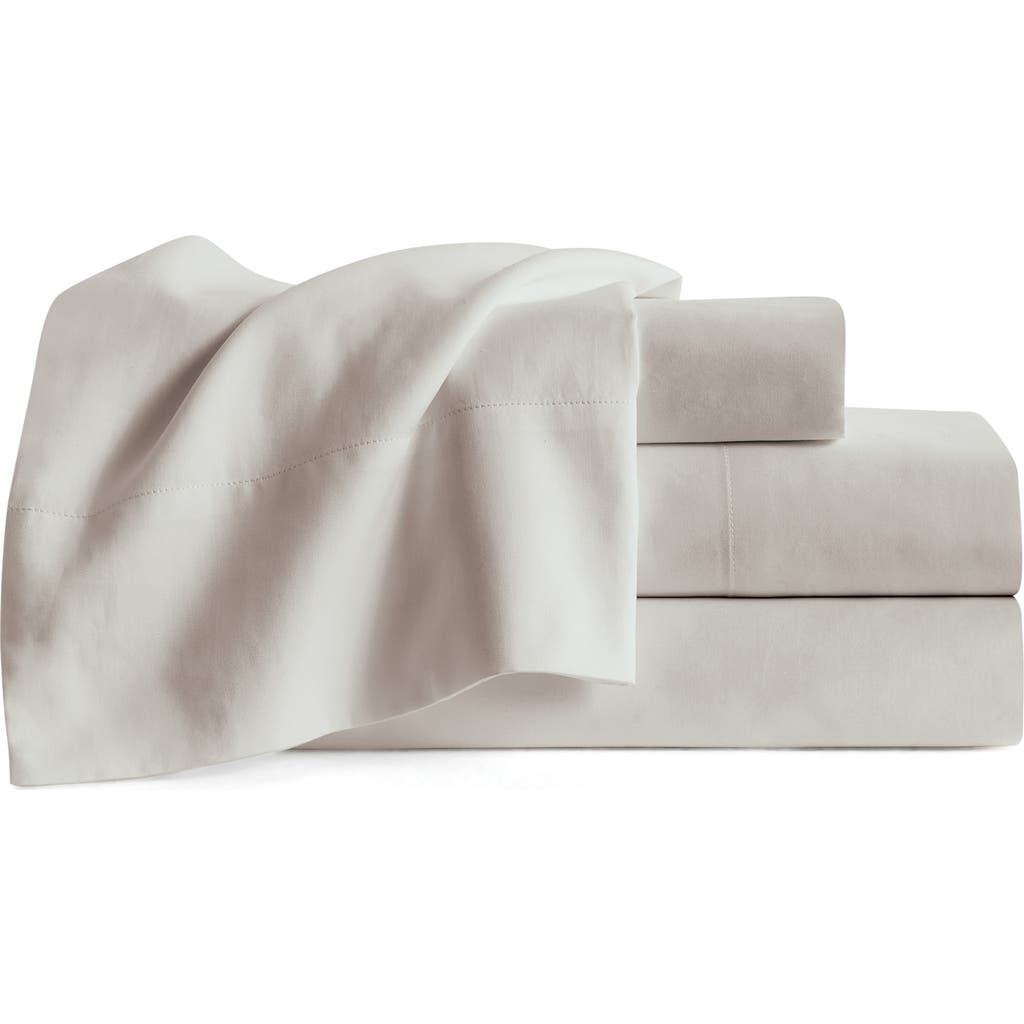 Dkny 425 Thread Count Sateen Sheet Set In White