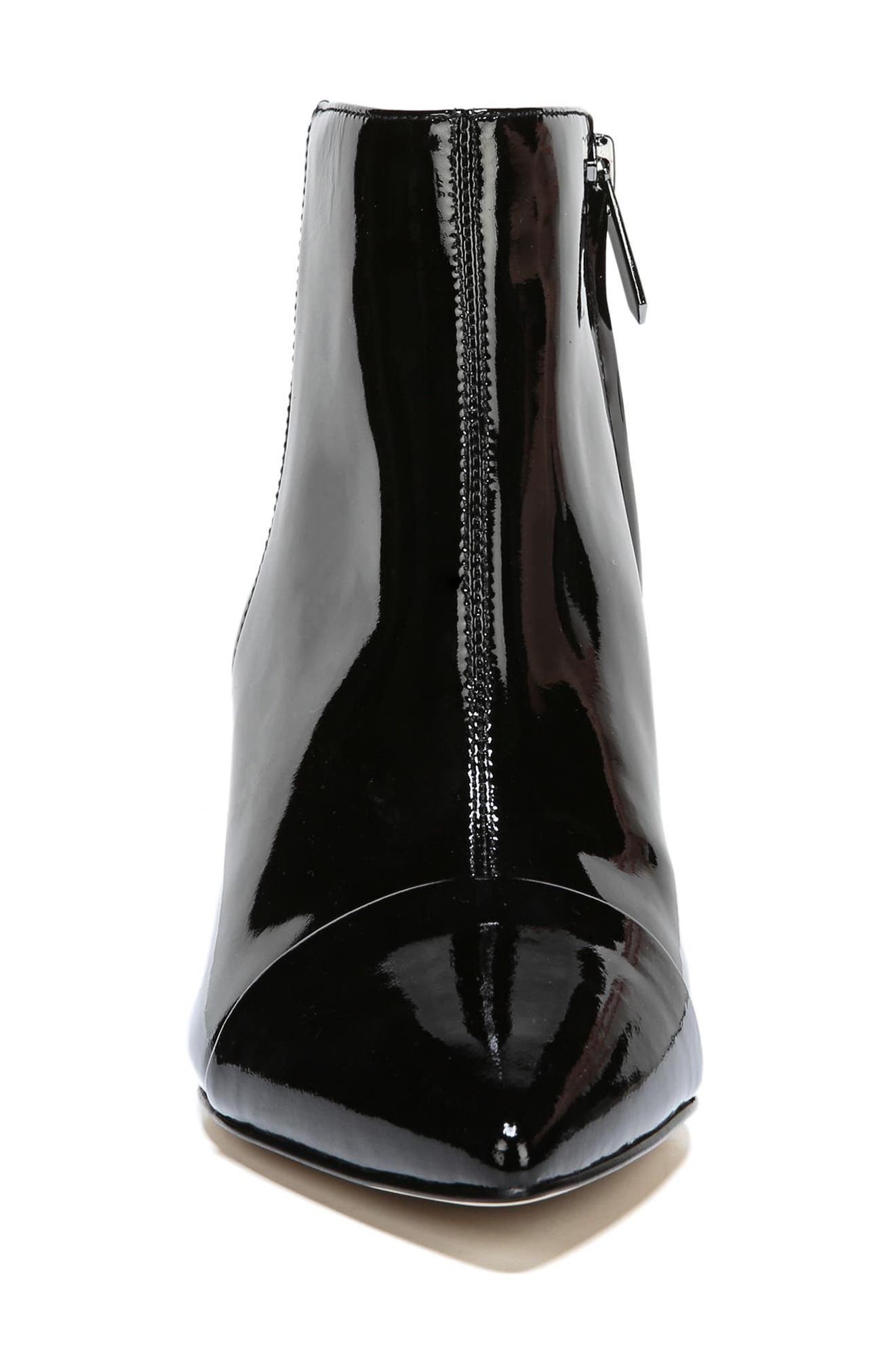 Kinzey Pointy Toe Bootie, Alternate, color, BLACK PATENT LEATHER
