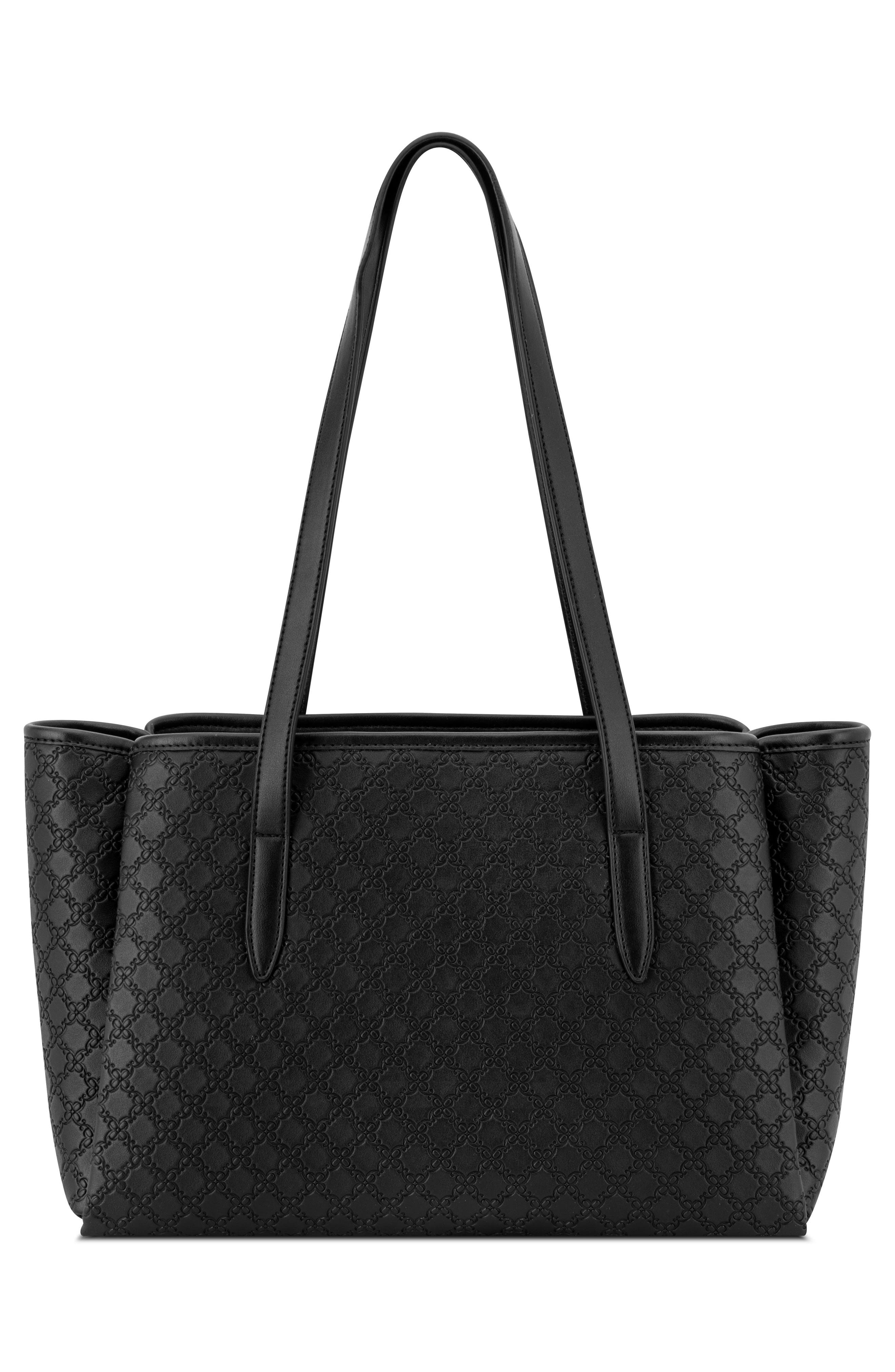 Nine West Kieran Carryall Tote Bag, Alternate, color, Black