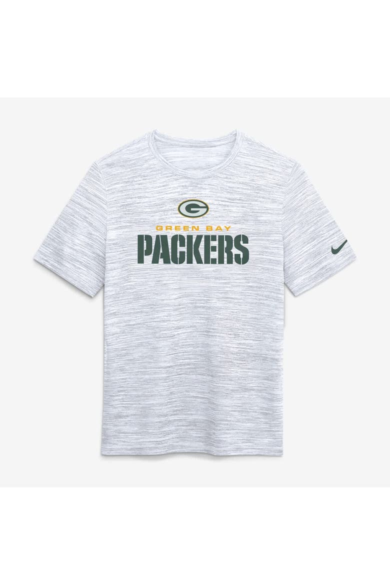 Men's Nike Ash Green Bay Packers Velocity Endurance Run Dri-FIT T-Shirt, Alternate, color, Ash