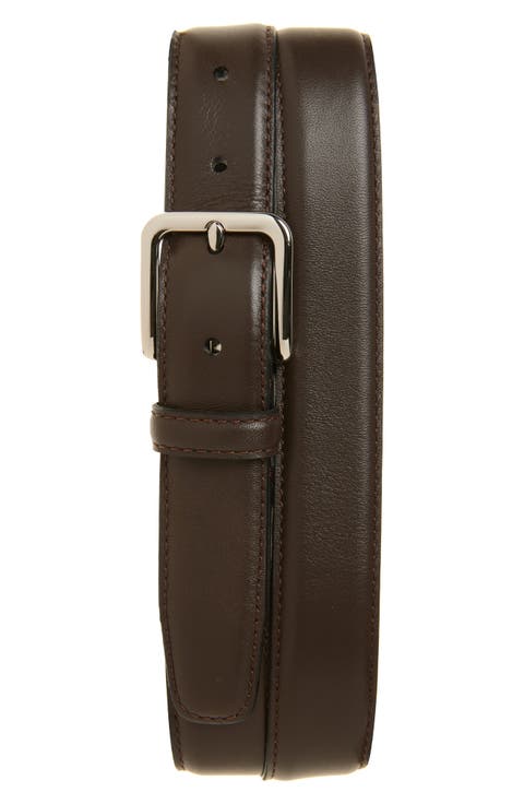 Topstitch Leather Belt