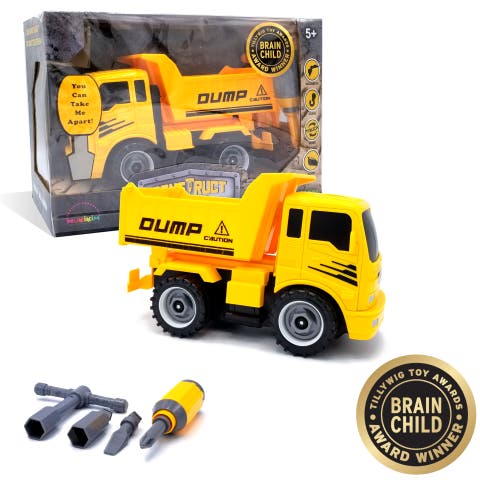 Construct A Truck - Dump. Take it apart & put it back together + Friction powered(like 2-toys-in-1!) Awesome award winning toy that encourages creativity!