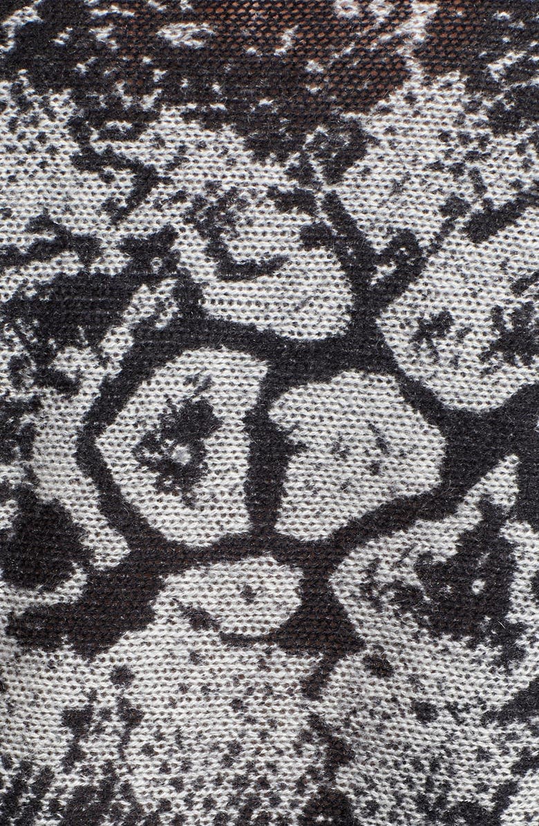 autumn cashmere Snake Print Cashmere Snood, Alternate, color,