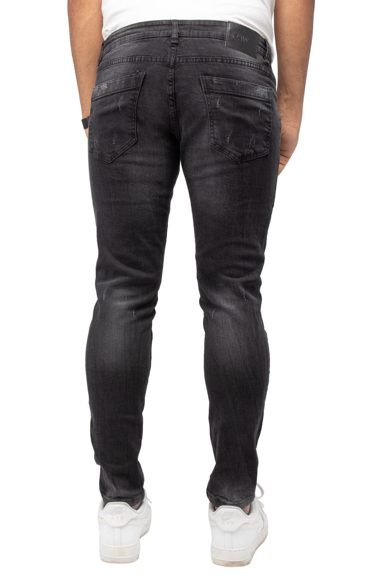 XRAY Distressed Skinny Jeans, Alternate, color, 