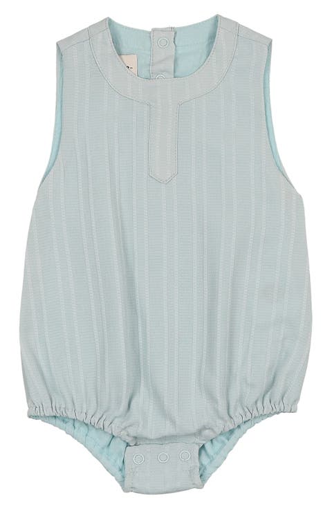 Kids' Striped Cotton Blend Romper (Baby & Toddler)