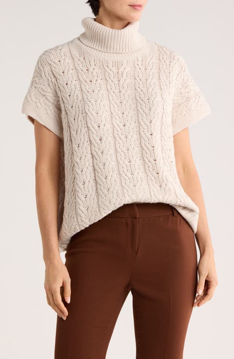 Sleeveless Turtleneck Sweater