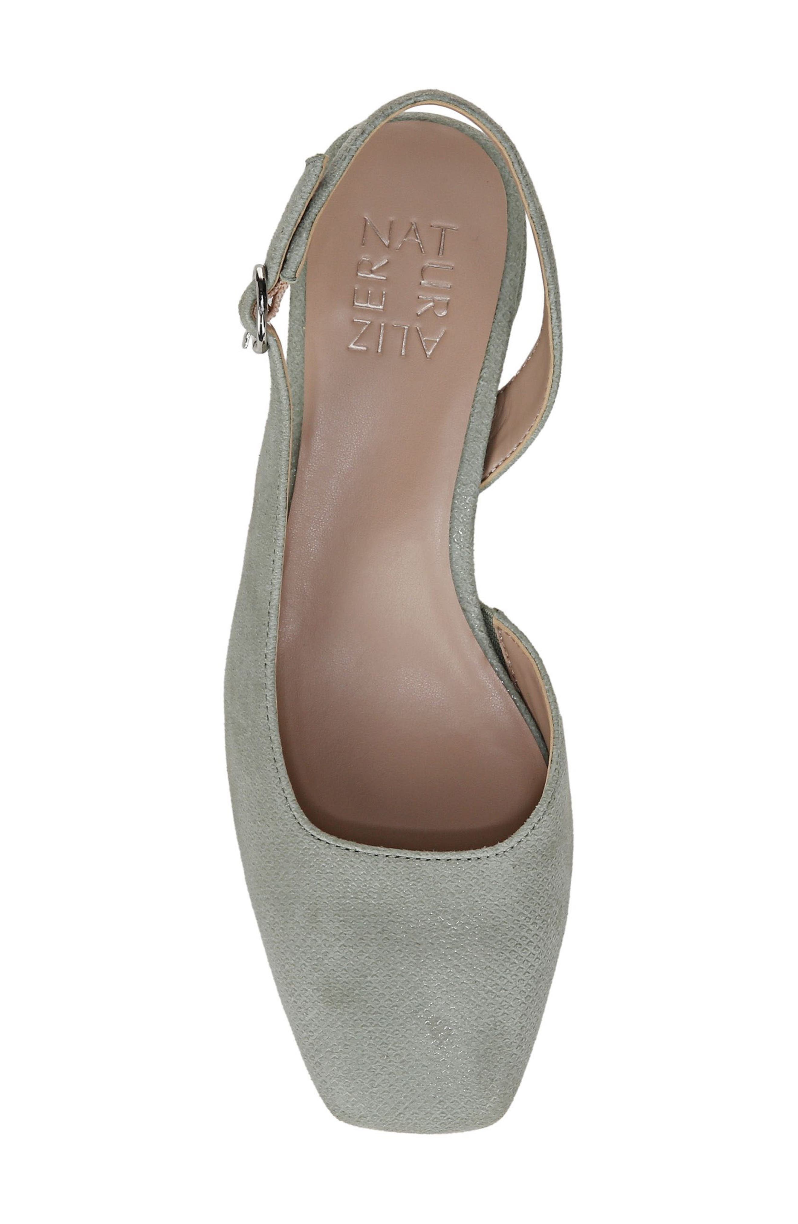 Jayla Half d'Orsay Slingback Pump, Alternate, color, PISTACHIO
