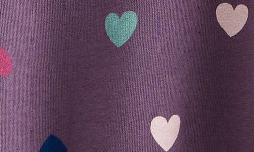 Tucker + Tate Kids' Puff Sleeve Cotton Blend Sweatshirt In Purple