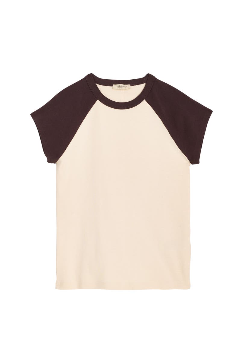 '90s Crewneck Raglan T-Shirt, Alternate, color, COLORBLOCK