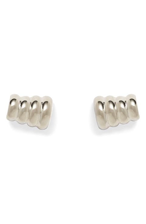 Scala Huggie Hoop Earrings