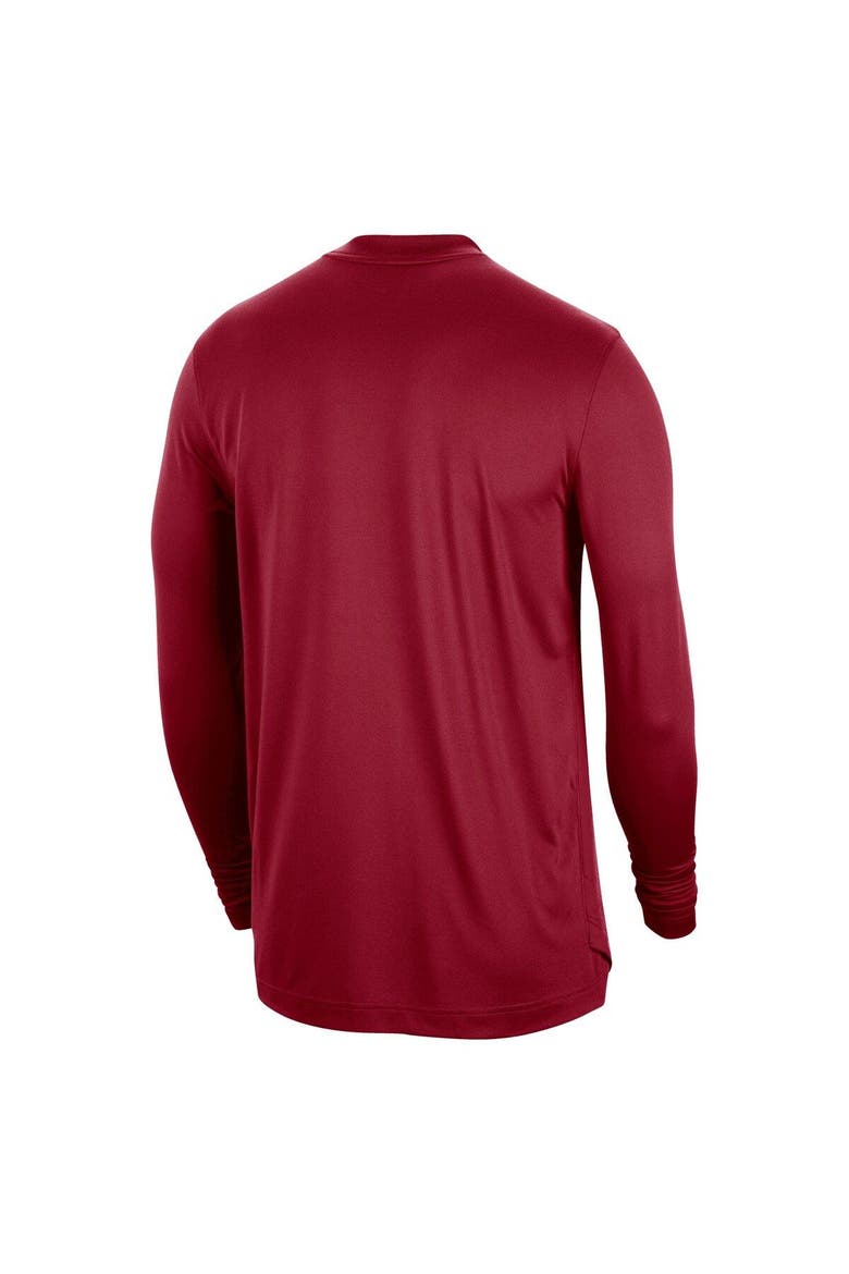 Men's Nike Red Chicago Bulls 2022/23 City Edition Pregame Warmup Long Sleeve Shooting Shirt, Alternate, color, Red