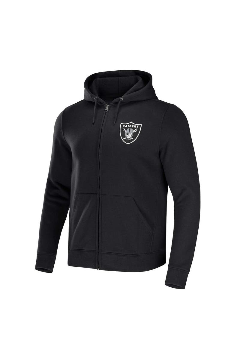 NFL X DARIUS RUCKER Men's NFL x Darius Rucker Collection by Fanatics Black Las Vegas Raiders Rocker Full-Zip Hoodie, Alternate, color, Black
