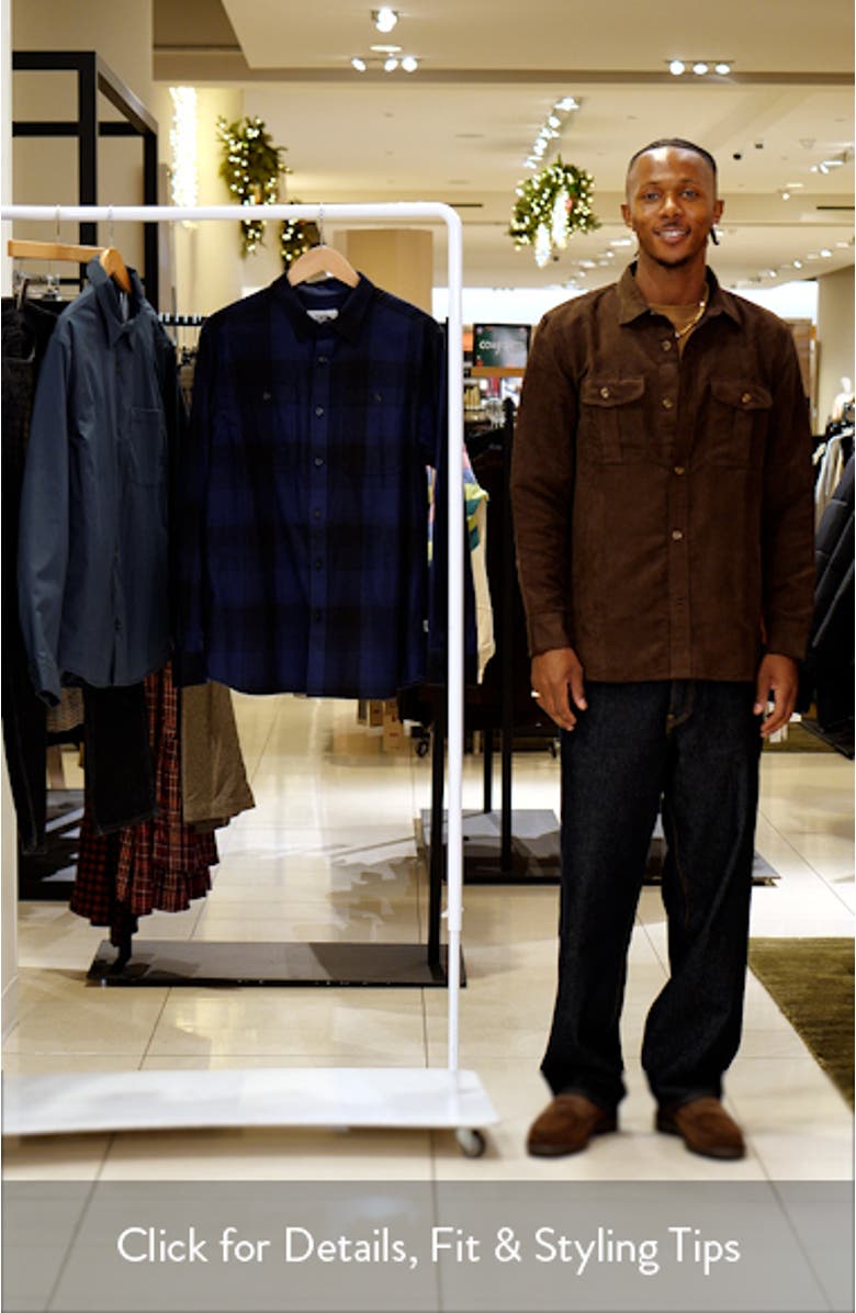 Arroyo Plaid Cotton Flannel Button-Up Shirt, sales video thumbnail