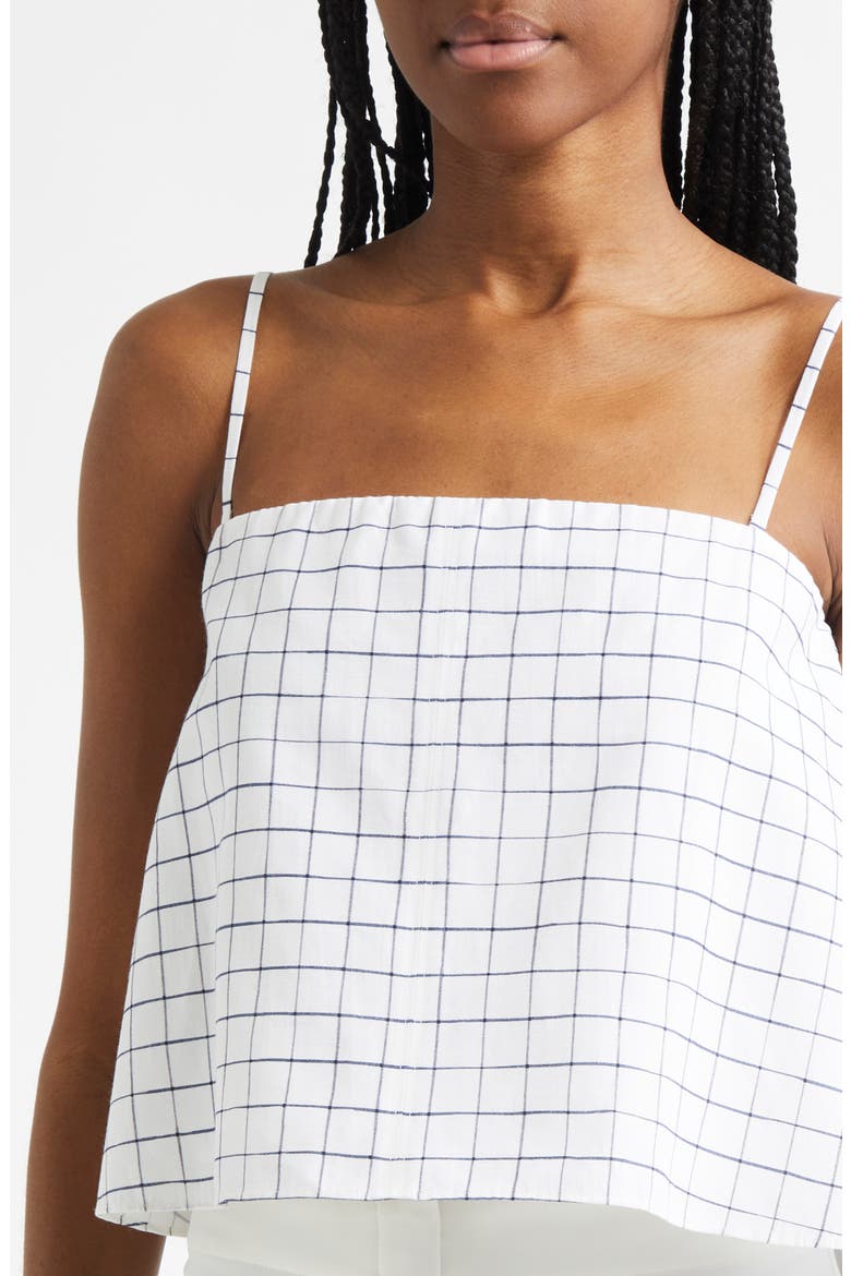 Windowpane Camisole, Alternate, color, OFF WHITE/ NAVY