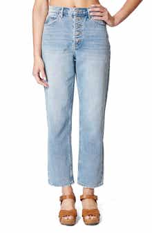 Nicole Miller '90s High Waist Button Fly Loose Jeans