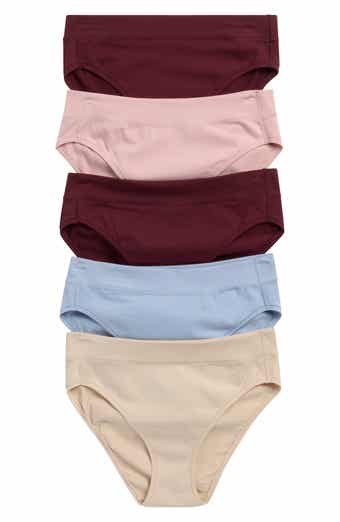 5-Pack High Cut Stretch Cotton Briefs