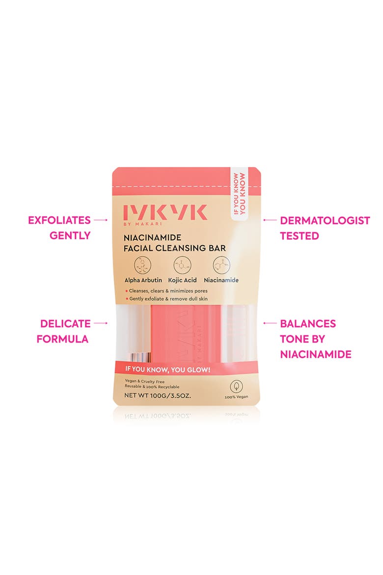 Niacinamide Facial Cleansing Bar, Alternate, color, None