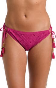 La Blanca Salt Side Tie Hipster Bikini Bottoms
