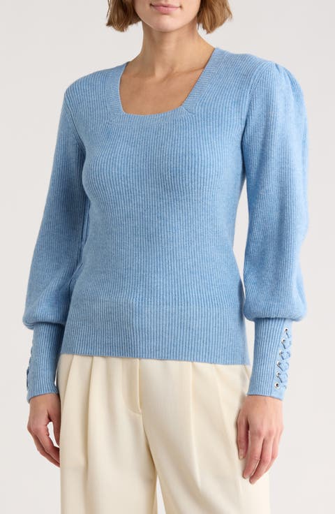 Whipstitch Sleeve Sweater