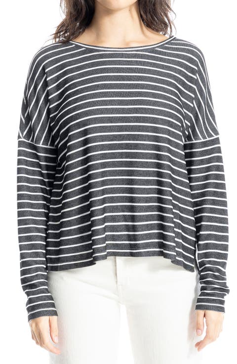 Long Sleeve Bubble Hem Knit Top