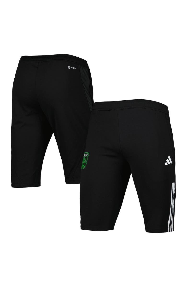 adidas Men's adidas Black Austin FC 2023 On-Field Training AEROREADY Half Pants, Main, color, Black