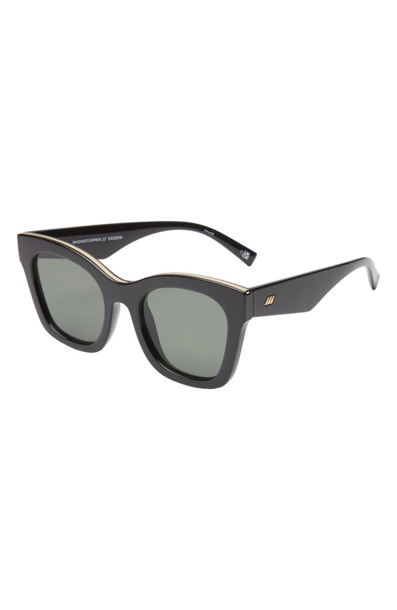 Le Specs Showstopper D-Frame Sunglasses, Alternate, color, 