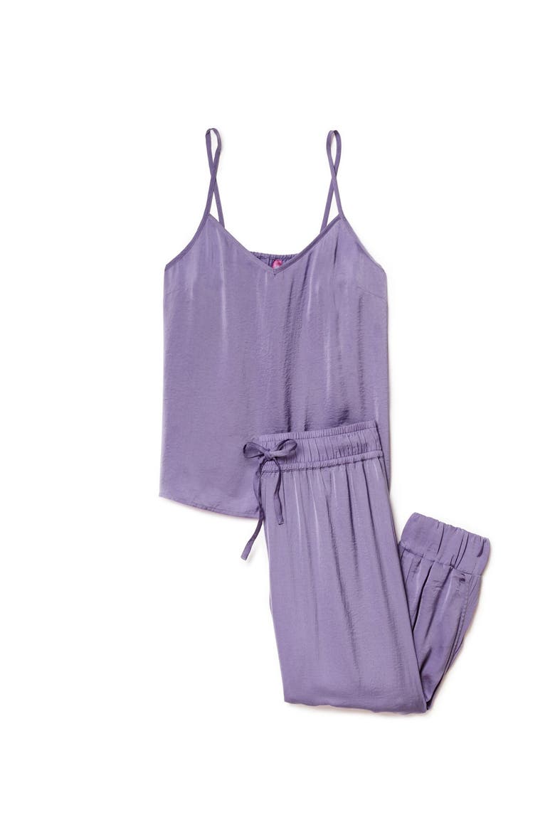Bethany Tank & Jogger Loungewear Set, Alternate, color, Dark purple