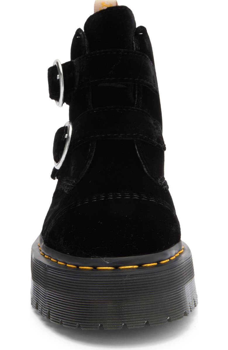 Dr. Martens Devon Double Buckle Velvet Chukka Boot, Alternate, color,