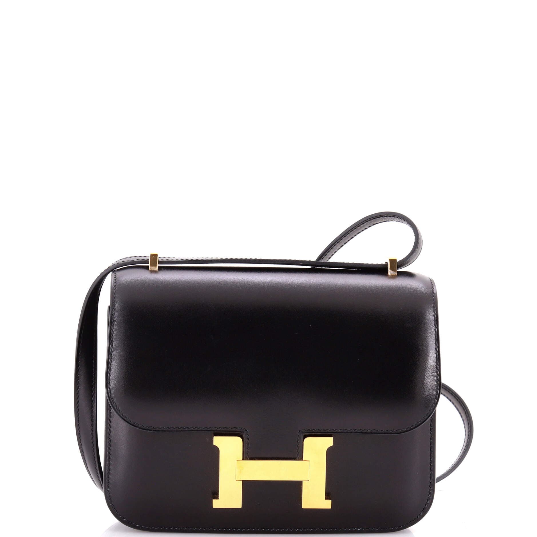 Pre-Owned Hermes Constance NM Bag Tadelakt 18, Main, color, Noir