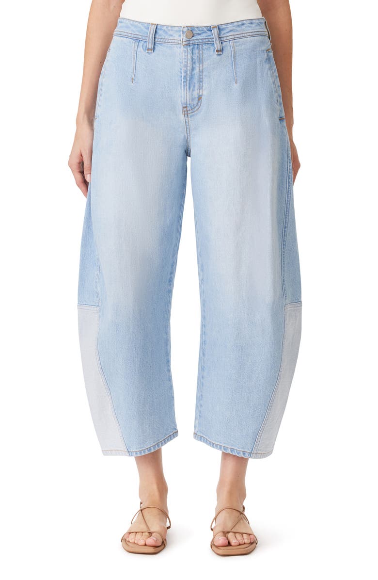 Habitual High Waist Ankle Relaxed Barrel Jeans, Main, color, 